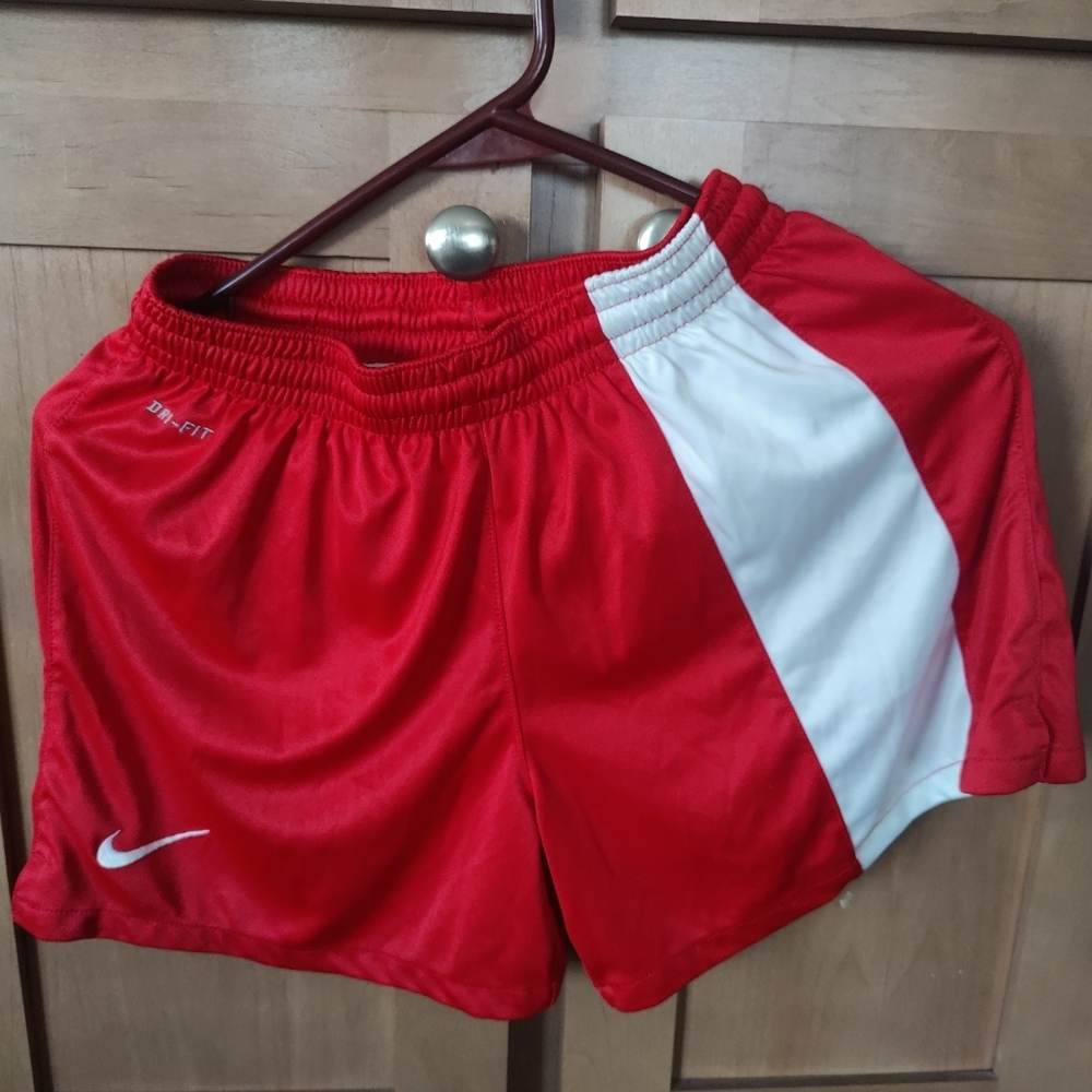 NIKE Girls DRI-FIT Lined Running Shorts Soccer Medium